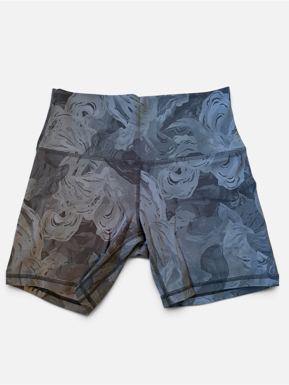 Lululemon Gray Floral Align 6” High-Rise Leggings